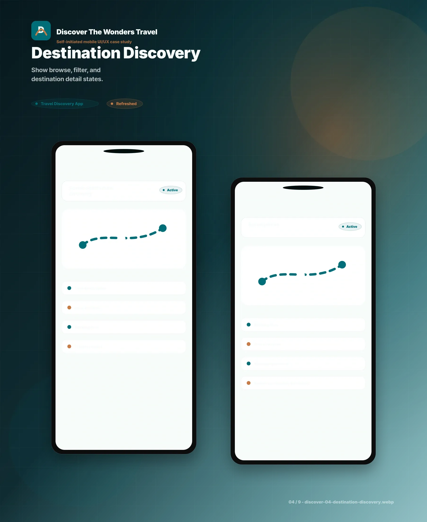 Discover The Wonders Travel App UI/UX screen 4
