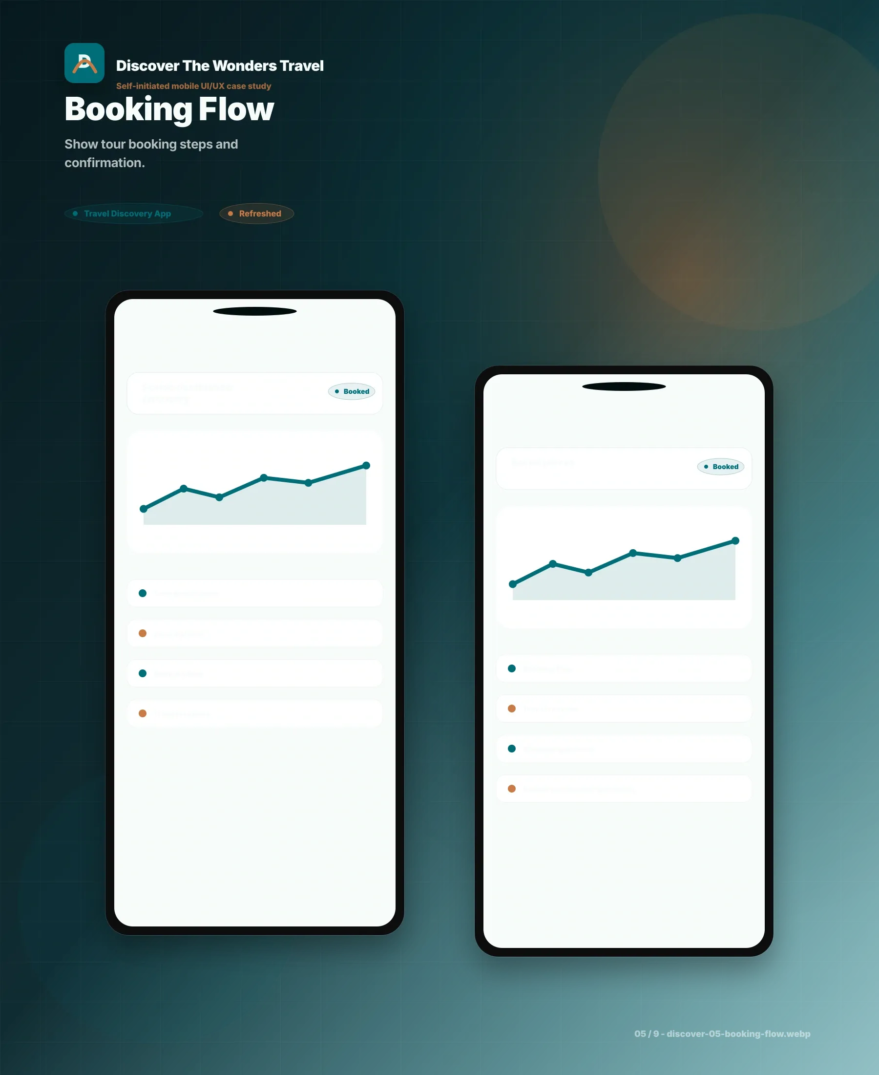 Discover The Wonders Travel App UI/UX screen 5