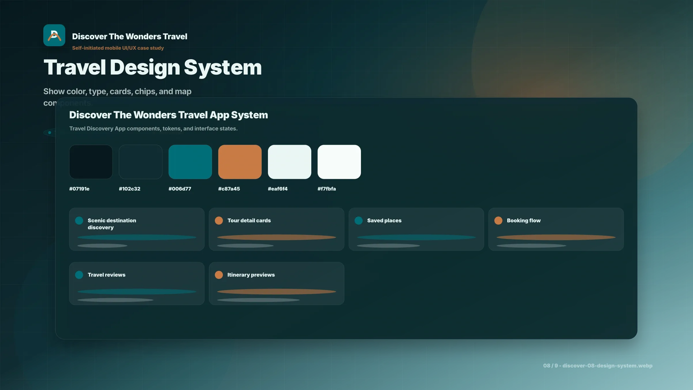 Discover The Wonders Travel App UI/UX screen 8