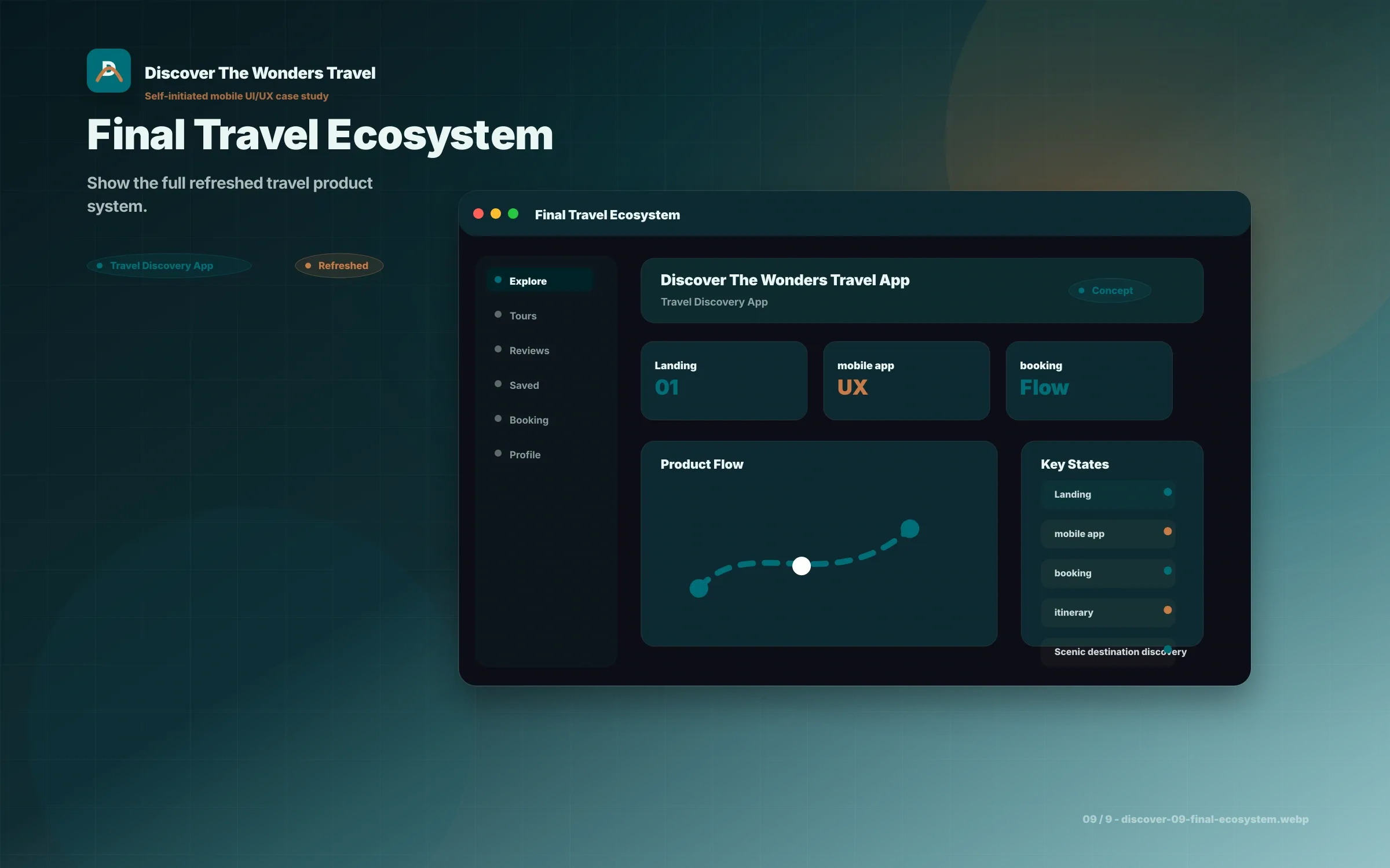 Discover The Wonders Travel App UI/UX screen 9