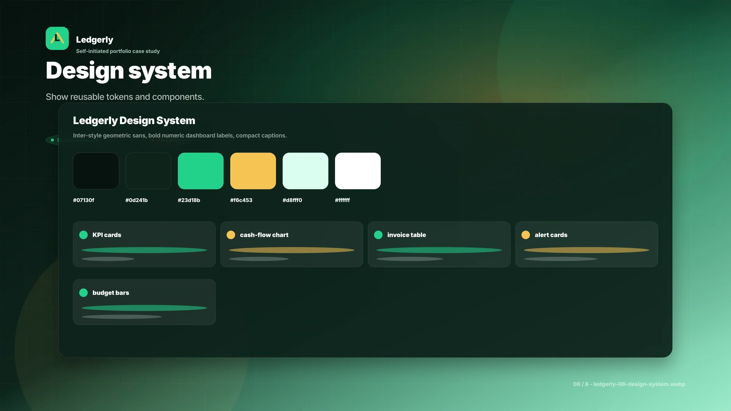 Ledgerly UI/UX screen 6