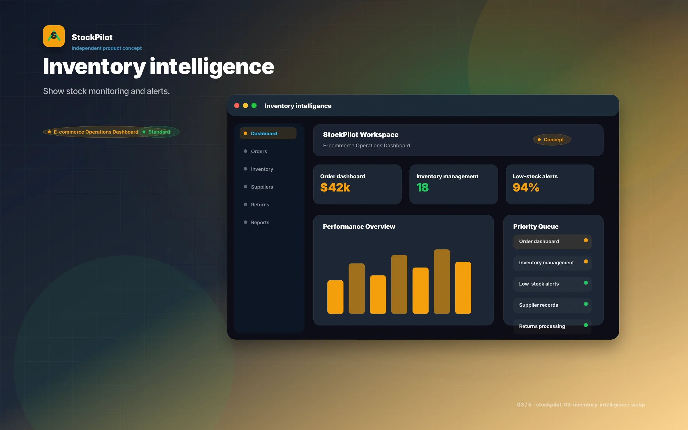 StockPilot UI/UX screen 3