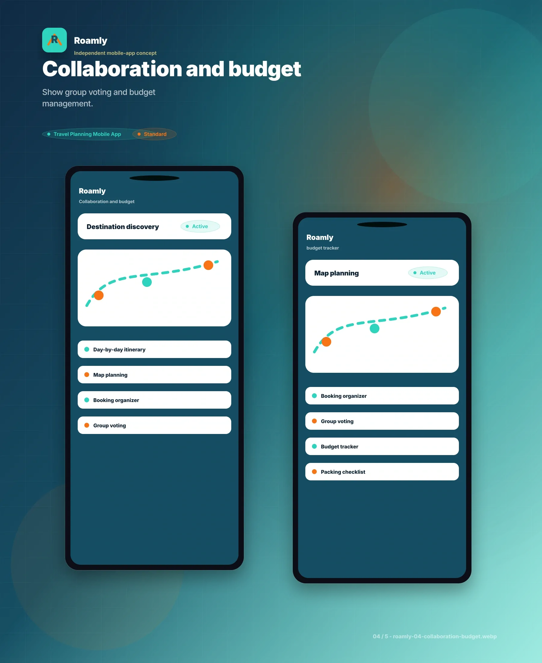 Roamly UI/UX screen 4
