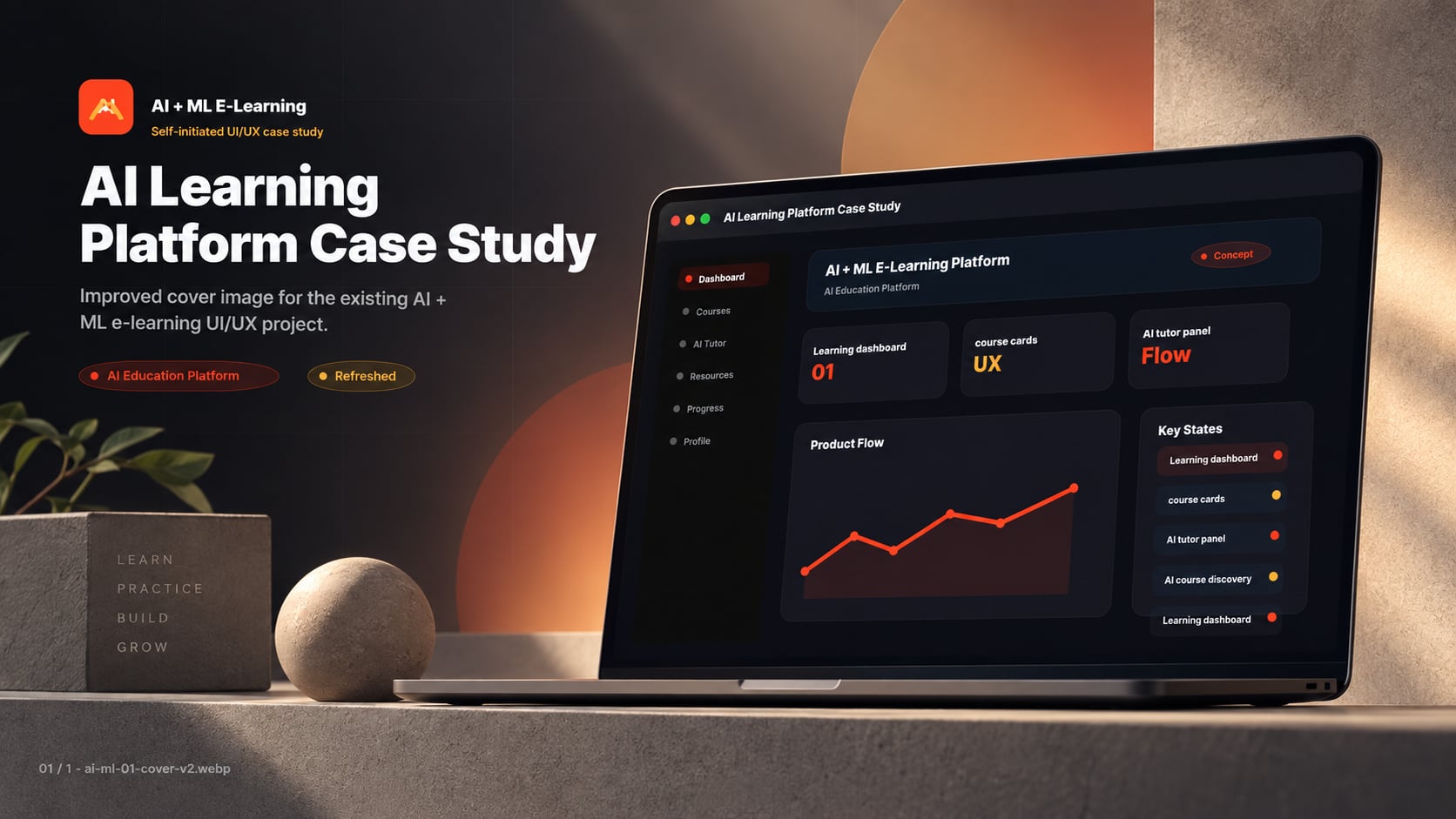 AI + ML E-Learning Platform cover
