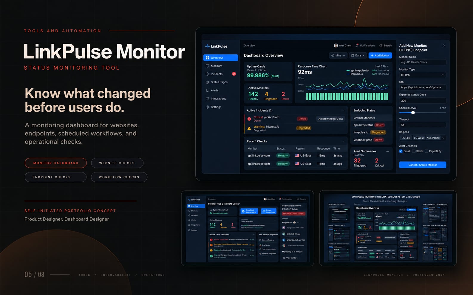 LinkPulse Monitor cover