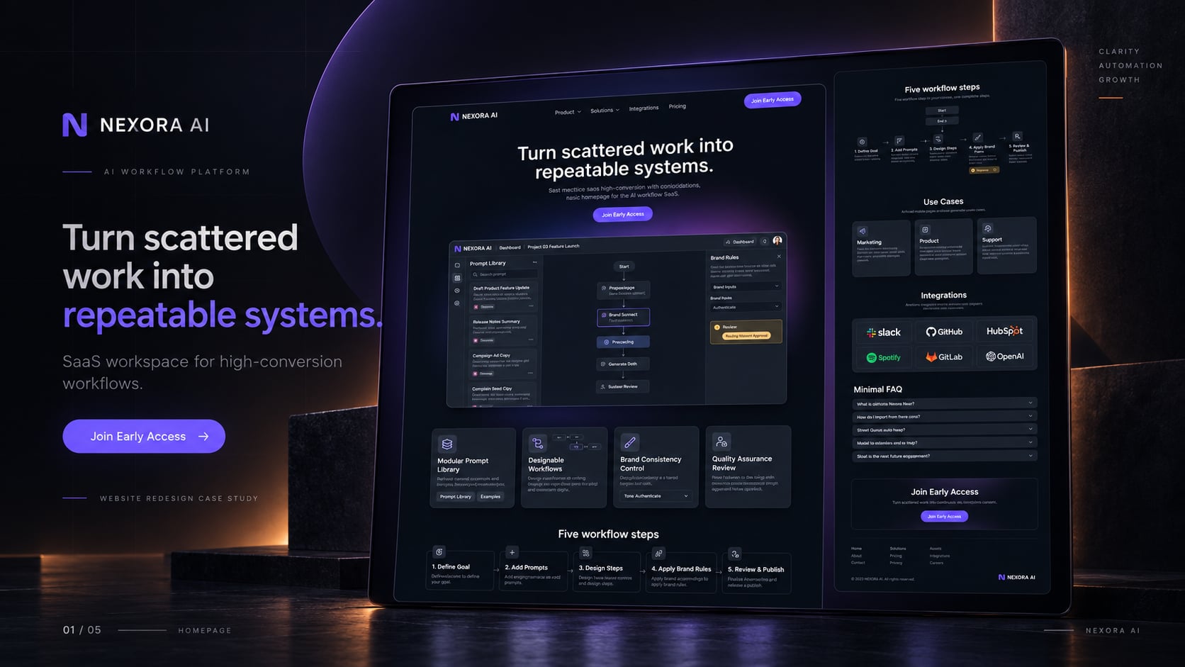 Nexora AI Website cover