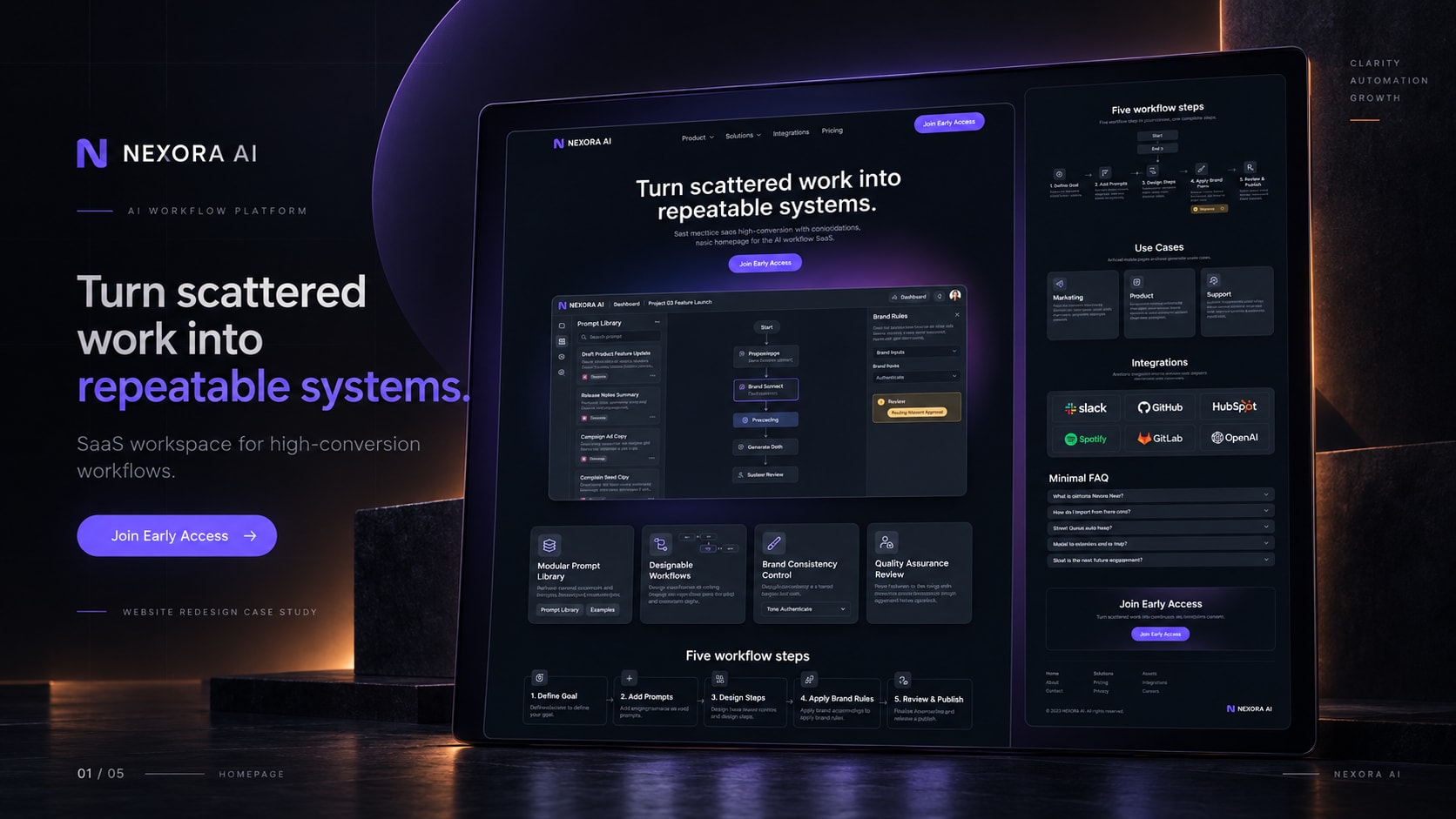 Nexora AI Website cover