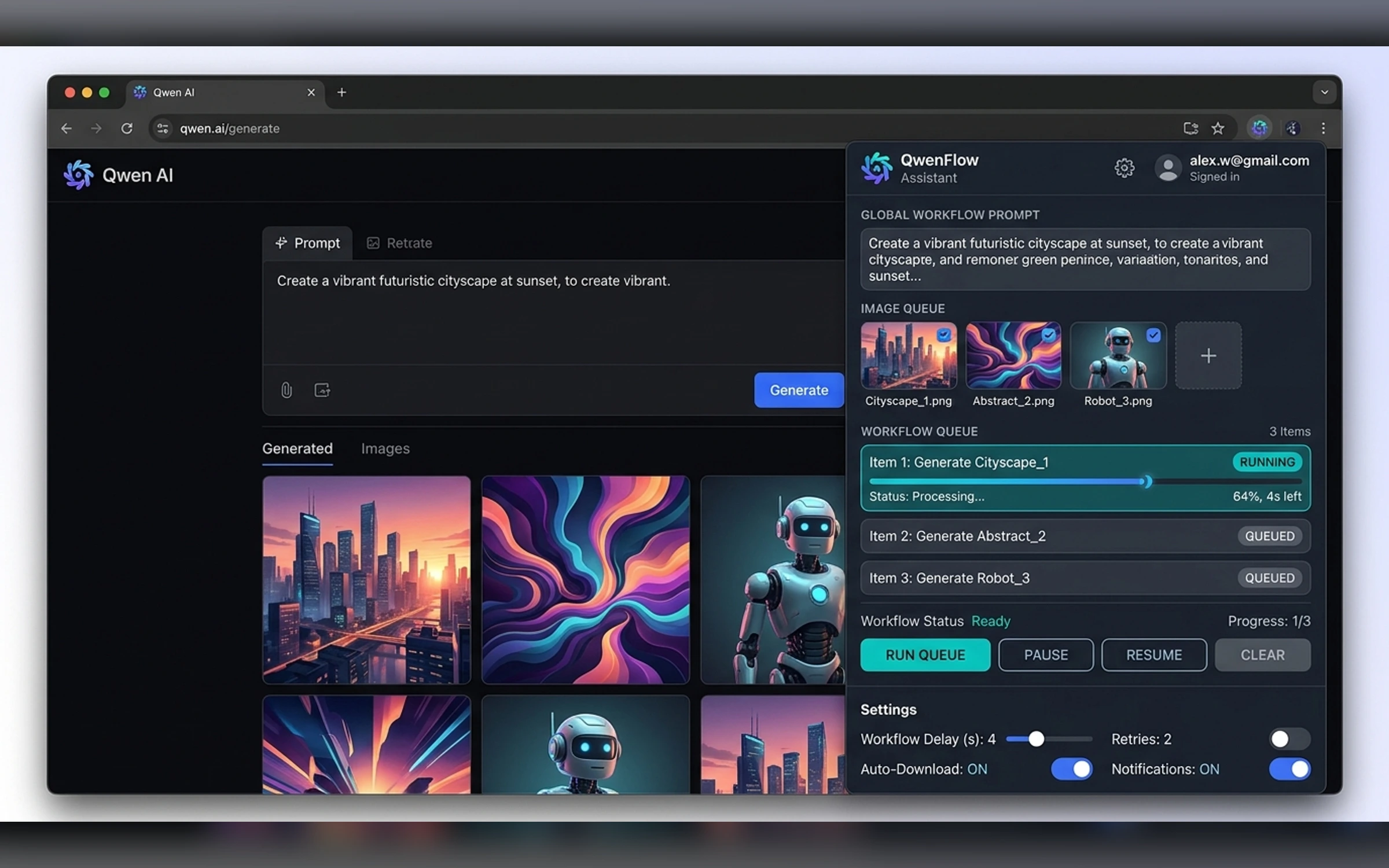 QwenFlow Assistant gallery item 1