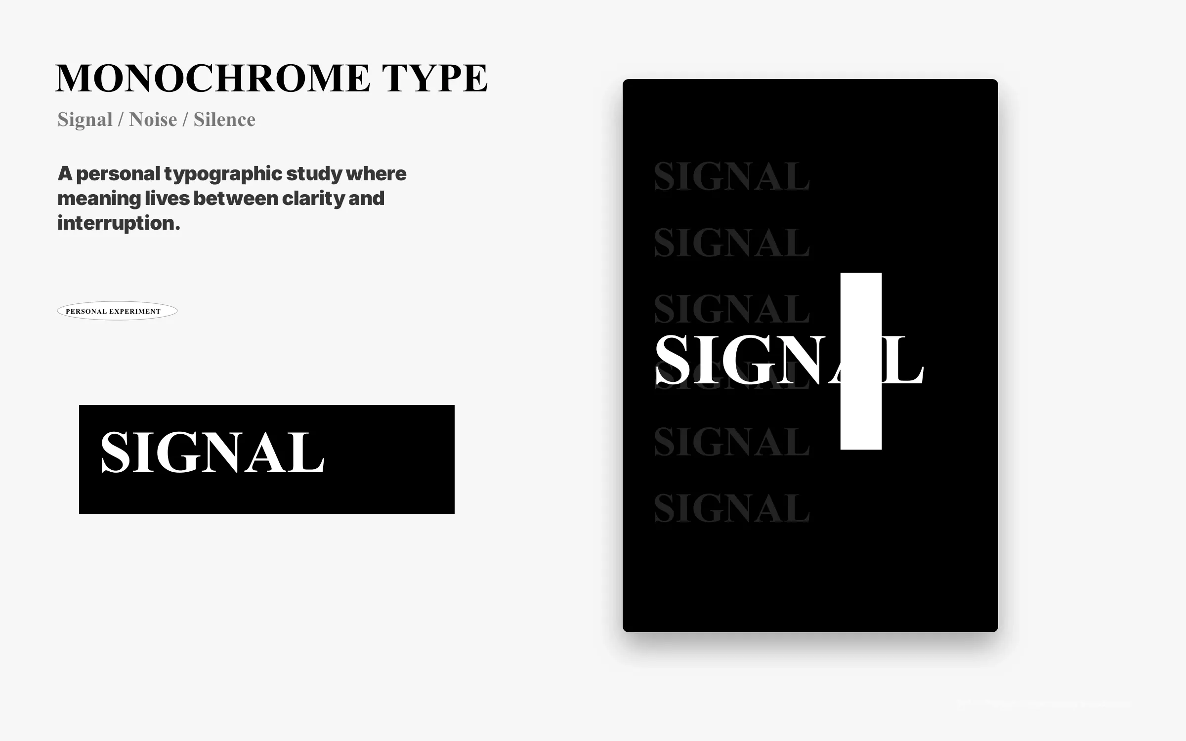 Monochrome Type gallery item 1