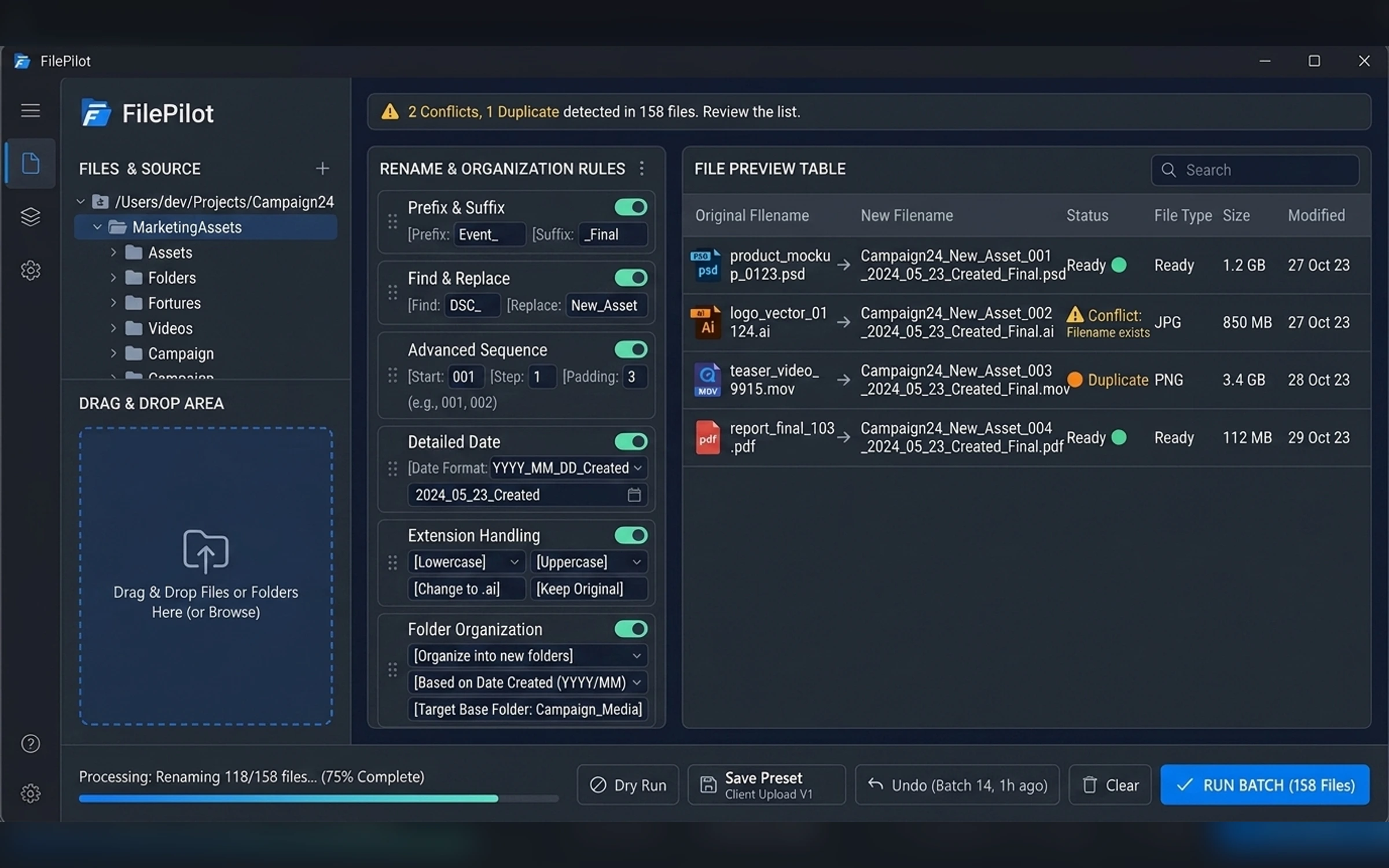 Core Workflow media