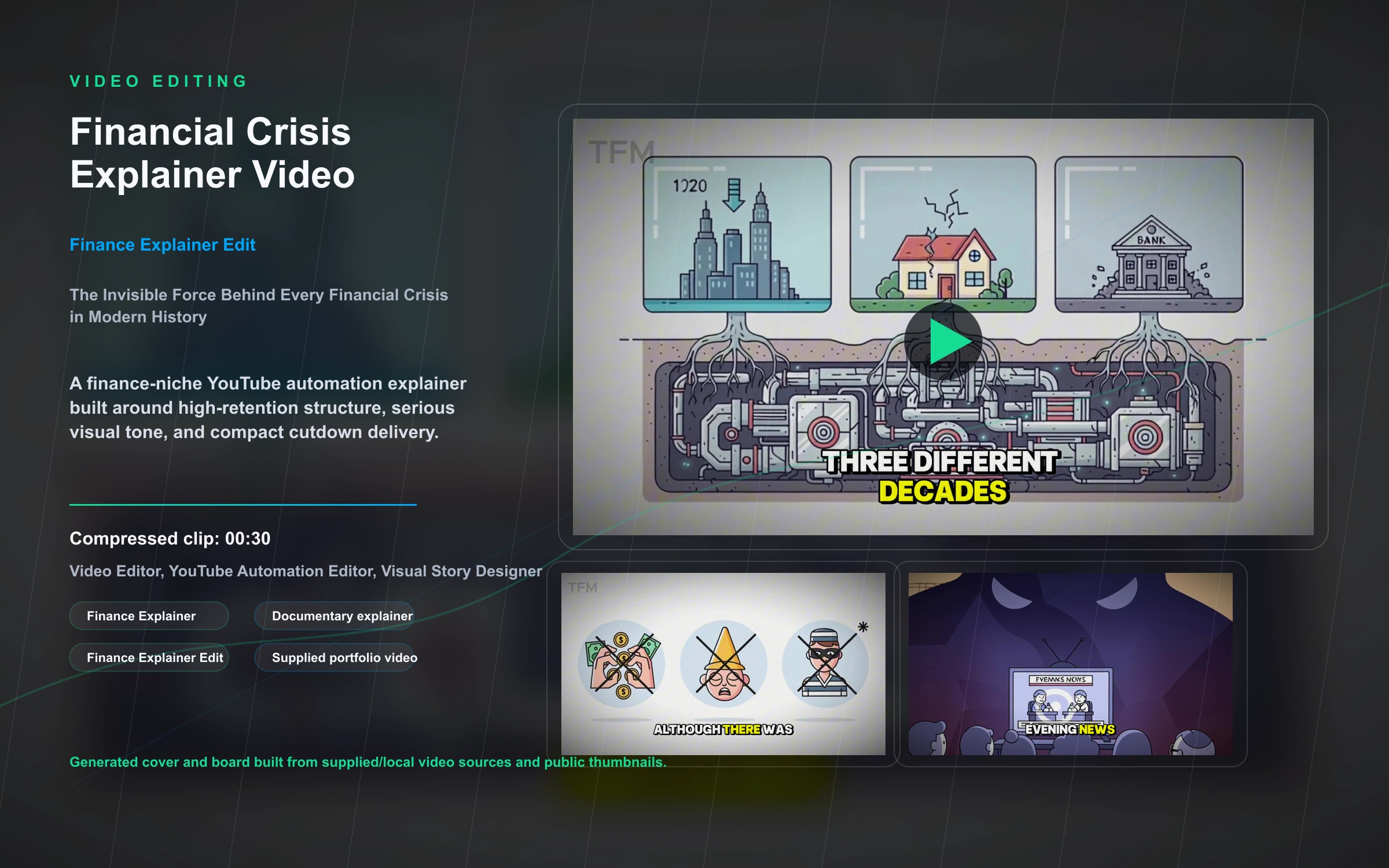 Financial Crisis Explainer Video gallery item 1